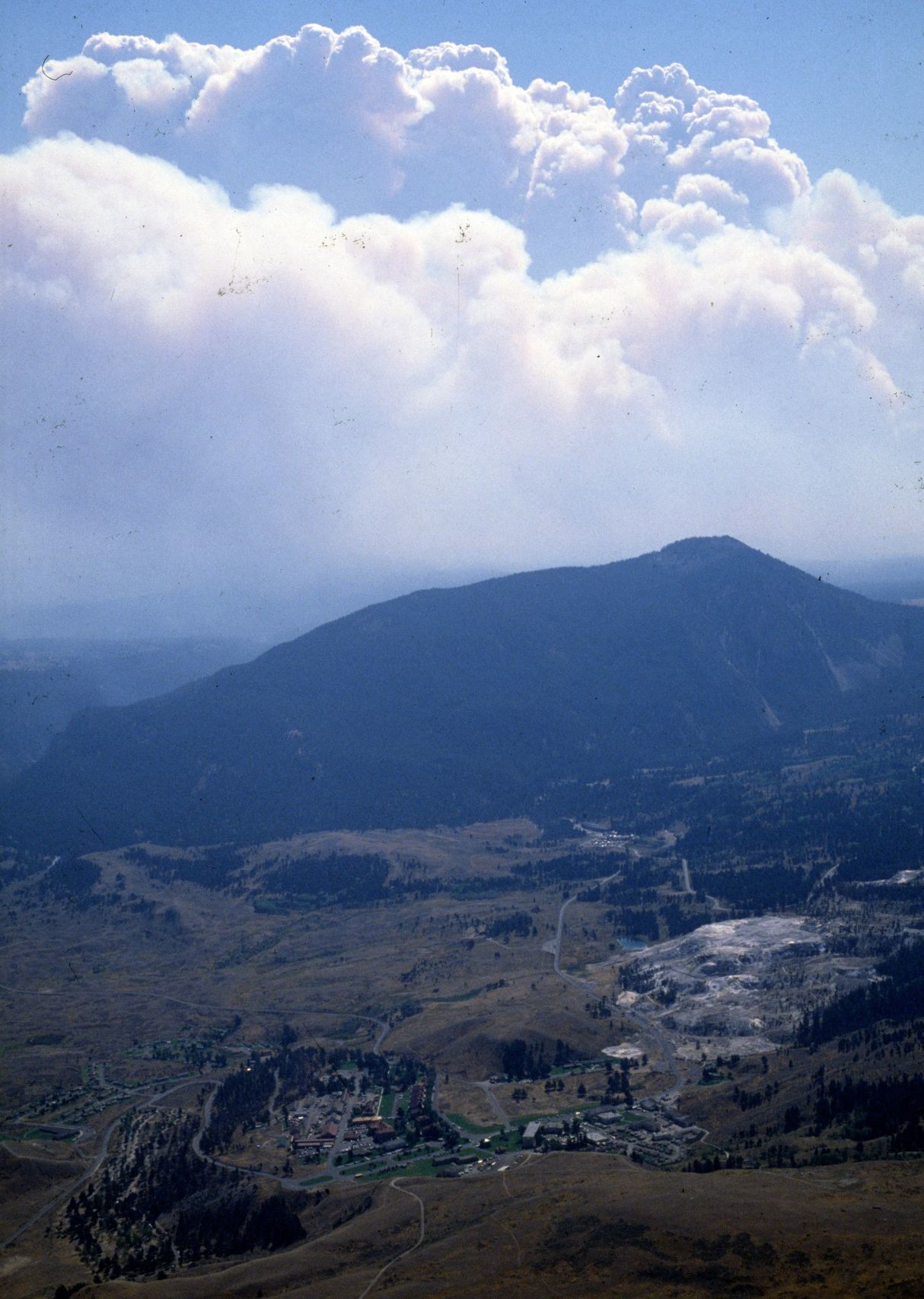 North Fork fire near Mammoth Hot Springs, September 7, 1988